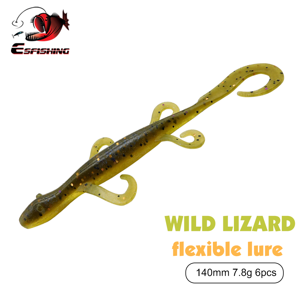 Fishing Lure Spinnerbait - ESFISHING Nhựa Mềm Mồi Hoang Dã