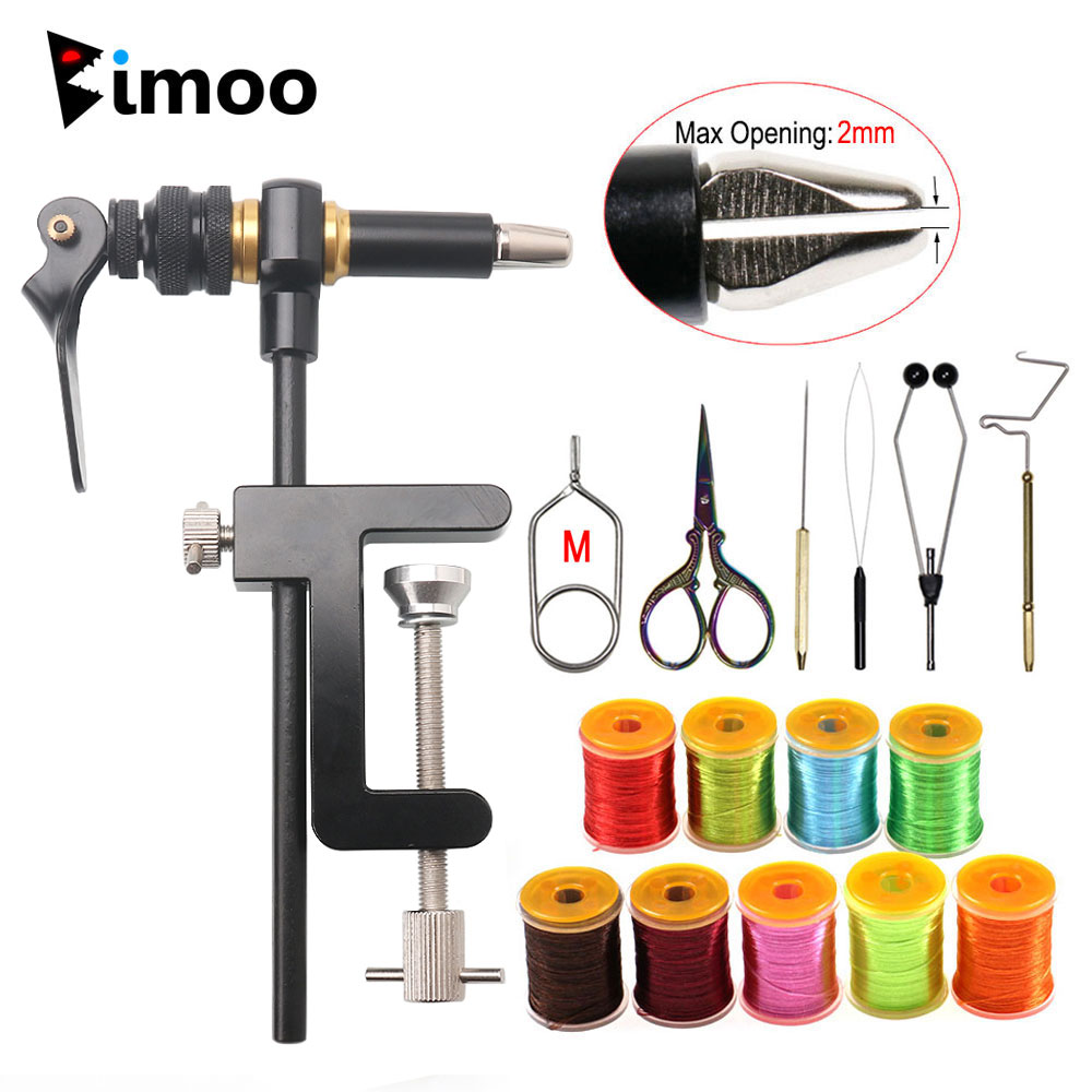 Bimoo 360 ° Xoay C-Kẹp Fly Ràn - đánh giá và giá Fishing Lure Spinner