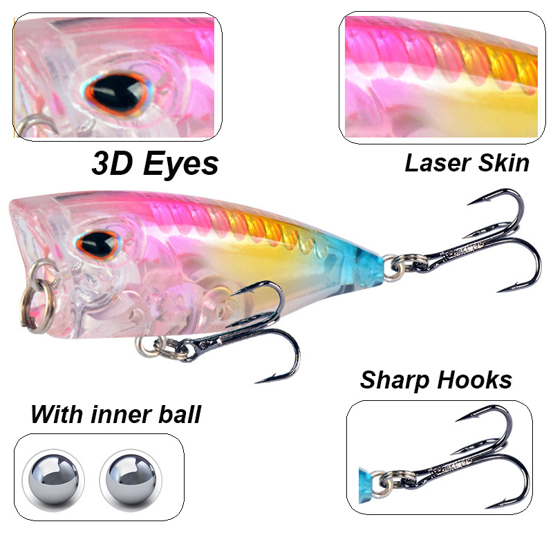 YUCONG 1PC Mini Popper Fishing - đánh giá và giá Fishing Lure Topwater